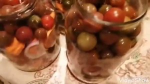 Помидор"Черри" на зиму/консервируем самые маленькие помидорки!