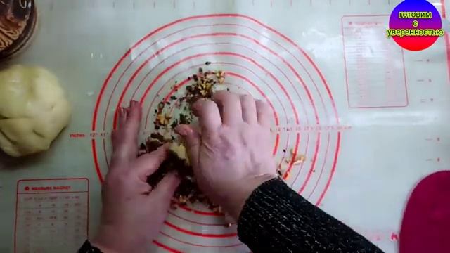 Песочное печенье "Грецкий орех". Вкусное печенье с орехово - шоколадной начинкой. смотреть онлайн