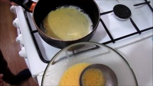 Салат из копченой грудки и яичных блинчиков