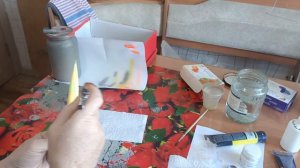 Использование малярного скотча при покраске воблера.