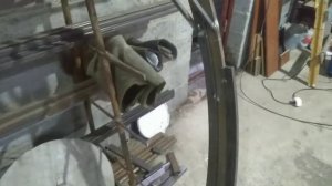 Беседка из профиля и поликарбоната.