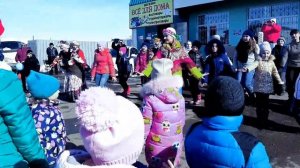 флешмоб на МАСЛЕНИЦУ (флешмоб со зрителями)