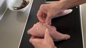 Stuffed Chicken Breast with Mushrooms & Cheese l Куриная грудка фаршированная грибами и сыром