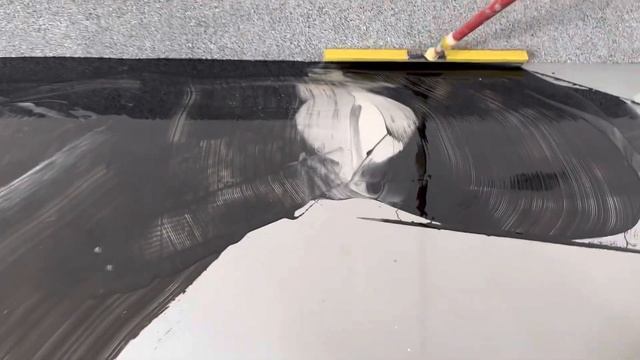 Epoxy flooring Black & white
