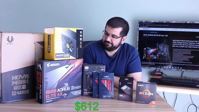 2021 NEW PC Build Ryzen 5 5600X AORUS B550 AMD Samsung 980 PRO Parts Selection Budget $850 W/O GPU смотреть онлайн