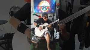 GUNS N ROSES - Sweet Child O Mine - Acoustic Guitar Solo - Ending Part