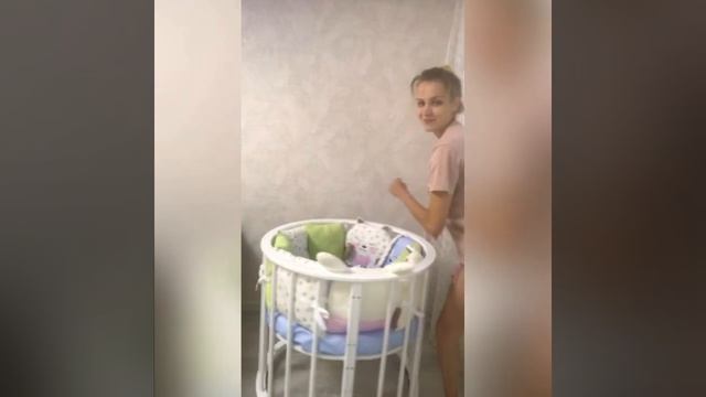 Обзор постельного комплекта в кроватку. Бортики смотреть онлайн