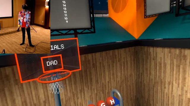 BASKETBALL IN VIRTUAL REALITY | Hoops VR - HTC Vive смотреть онлайн