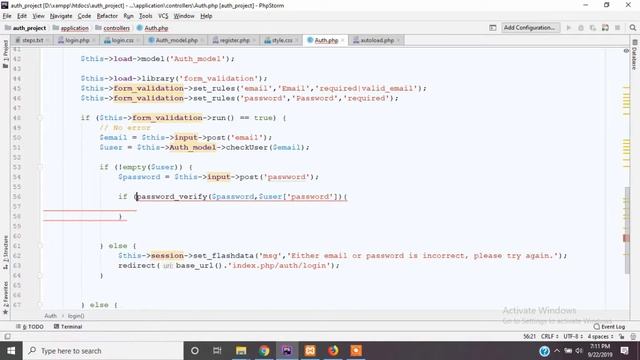 How to create a simple Codeigniter login form in Hindi