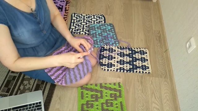 Просто процесс мозаичное вязание крючком Mosaic crochet смотреть онлайн