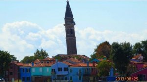 Венеция/Остров Бурано/Италия/Burano/Venice/Treporti/На машине в Венецию