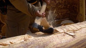 Процесс строительства рубленных домов! Сибкоттедж-2010&Sibirloghome