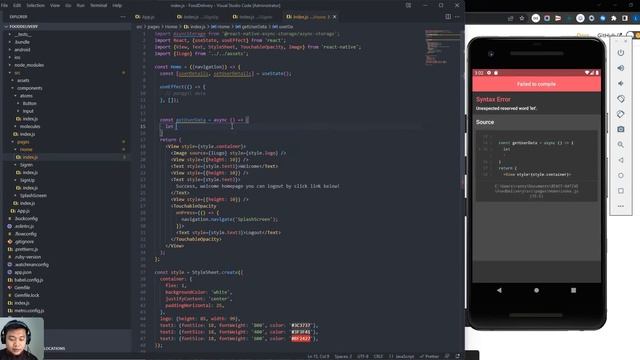 #10 Penyimpanan data lokal dengan AsyncStorage React native смотреть онлайн
