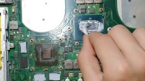 Замена термопасты в ноутбуке ASUS N550JV