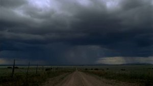 ФУТАЖ Тучи над дорогой - Footage Clouds over the road