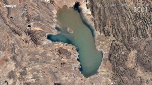 Google Timelapse: Poopo Lake, Oruro, Bolivia