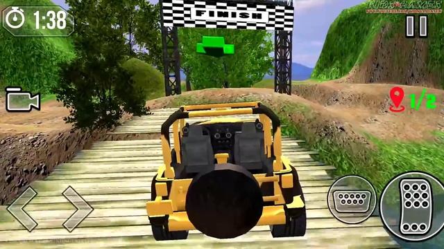 SUV Offroad Jeep Driving Simulator - 4x4 Hummer Mountain Hill Climb Racing - Android GamePlay смотреть онлайн