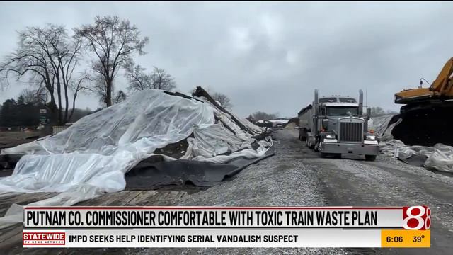 Holcomb , Braun object to Ohio train derailment waste coming to Indiana смотреть онлайн