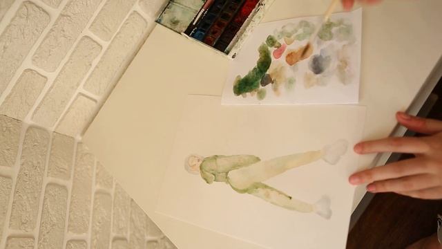 АКВАРЕЛЬНЫЙ СКЕТЧИНГ - Fashion illustration