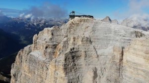 Dolomites • Sass Pordoi by Drone 4K