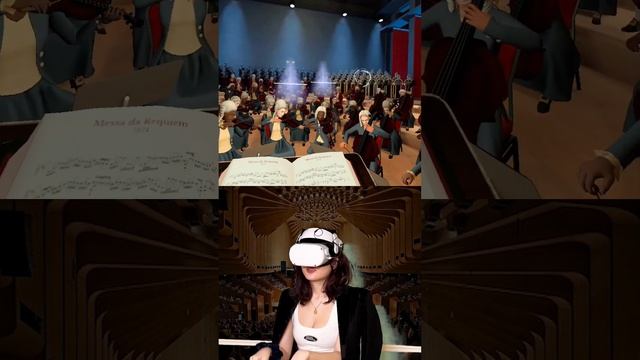 Conducting with a wand in Maestro VR