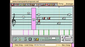 Oh! One True Love (Undertale) - Mario Paint Composer