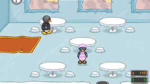 flash игры: пингвин официант
