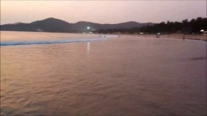 ЗАКАТ НА ПЛЯЖЕ ПАЛОЛЕМ.ЮЖНЫЙ  ГОА.ИНДИЯ. SUNSET ON PALOLEM BEACH. SOUTH GOA.INDIA.