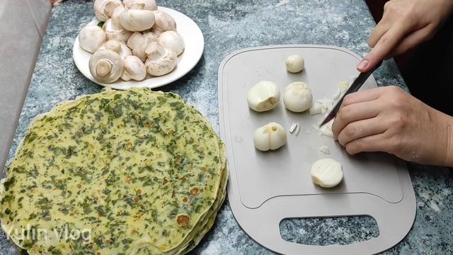 КАК ПРИГОТОВИТЬ БЛИНЫ СО ШПИНАТОМ смотреть онлайн