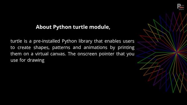 How to Print Patterns in Python using turtle module | Python Project 1i - with source code explaine