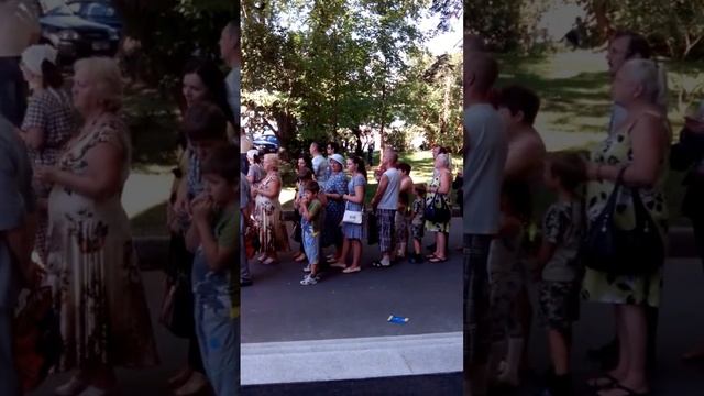 Очередь в Москвариум на ВДНХ 08.08.15