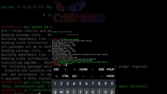 Hydra in termux | termux Bruteforce #hacking #termux #cybersecurity #bruteforce смотреть онлайн