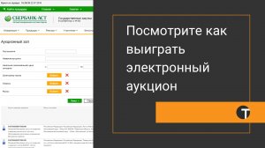 Аукцион Сбербанк-АСТ. Видео участия и победы по 44-ФЗ. Посмотрите как выиграть электронный аукцион!