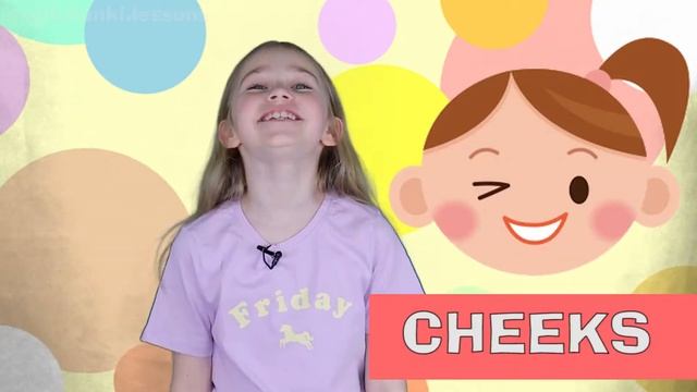 Face Лицо. Слова по теме. Английский для детей. смотреть онлайн