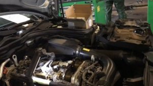 Mercedes W212 замена цепи ГРМ, 120000 км пробега, тонкости