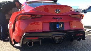 2020 GR Toyota Supra Exhaust Sound (POPS AND CRACKLES)