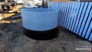 установка жби колец манипулятором