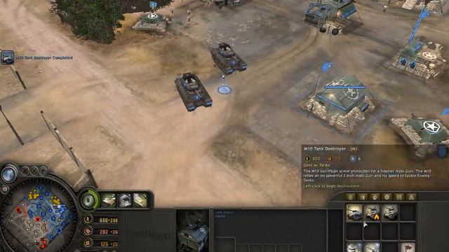 GanZe|Season 1-01 Company of Heroes, Tales of Valor - Gameplay 3 vs 3 (1 point victory) смотреть онлайн