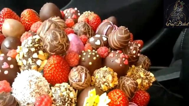 Клубника в Бельгийском Шоколаде в шляпной коробке  #клубникавшоколаде
