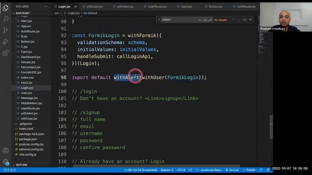 Lecture 32: API error handling in React app using Context API-Coding for beginners-CodeYogi