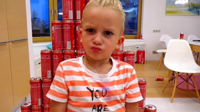 FUNNY KIDS PRANK with COCA COLA! Kids Transform Magic Car, Family Fun Kids toys