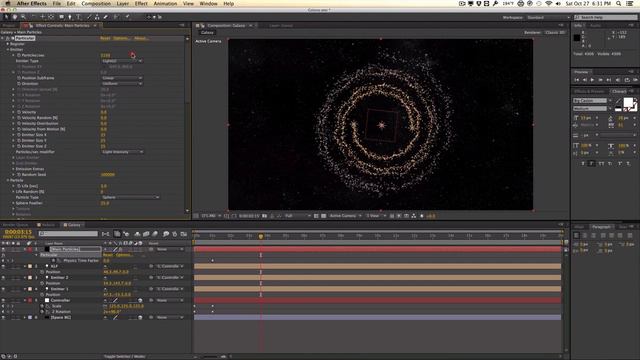 AE: Galaxy Nebulas with Trapcode Particular