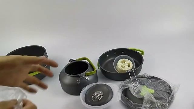 ✅ Набор посуды для кемпинга и походов с Алиэкспресс смотреть онлайн