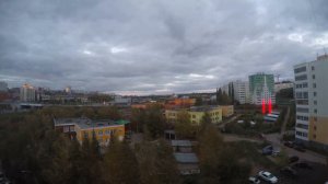 Заход солнца Time-lapse