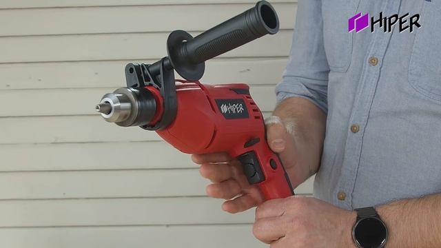 Обзор на ударную дрель HIPER HID680A смотреть онлайн