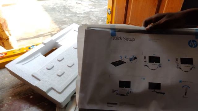 Unboxing HP 22fw Ultra-Thin Full HD 21.5-inch IPS Monitor with VGA and HDMI Ports
