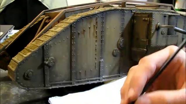 Progress report - 1:18 tank and a mini tutorial on grime streak смотреть онлайн