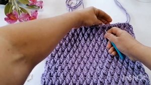 Как связать Рюкзак с кожаной фурнитурой и очень интересным узором