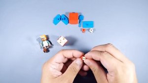 LEGO Minecraft My World Eraser with Minifigures (knock-off) LELE 33200