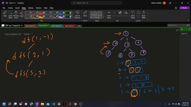 D-2. Depth-First Search (DFS) | C++ | Traversal Technique in m-ary Trees